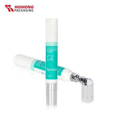 Tubo de gel de embalaje de 10ml, 20ml, 25ml, aplicador personalizado, tubo de crema para masajes de metal
