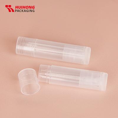 Tubo de contenedor de bálsamo labial de tubo de lápiz labial transparente vacío al por mayor
